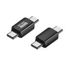 240W 80Gbps Type-C Full Function Adapter, Model:Straight Head Male to Male(Black) - 2
