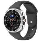For Samsung Galaxy Watch8 / 8 Classic xDfind Reverse Buckle Silicone Watch Band(Grey) - 1