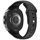 For Samsung Galaxy Watch8 / 8 Classic xDfind Reverse Buckle Silicone Watch Band(Black) - 2