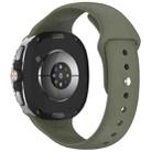 For Samsung Galaxy Watch8 / 8 Classic xDfind Reverse Buckle Silicone Watch Band(Army Green) - 2