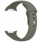 For Samsung Galaxy Watch8 / 8 Classic xDfind Reverse Buckle Silicone Watch Band(Army Green) - 3