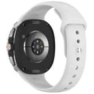 For Samsung Galaxy Watch8 / 8 Classic xDfind Reverse Buckle Silicone Watch Band(Light Grey) - 2