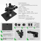 2uul MC7060-A1 7-60X Synchronous Zoom Trinocular Microscope - 2