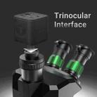 2uul MC7060-A1 7-60X Synchronous Zoom Trinocular Microscope - 3