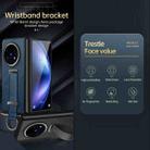 For vivo X Fold5 SULADA PC Hybrid Leather Texture Skin Feel Shockproof Phone Case(Black) - 2