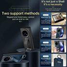 For vivo X Fold5 SULADA PC Hybrid Leather Texture Skin Feel Shockproof Phone Case(Black) - 3