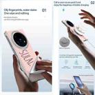 For vivo X Fold5 SULADA Skin Feel Liquid Leather Shockproof Phone Case(White) - 3