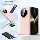 For Honor Magic V5 SULADA Skin Feel Liquid Leather Shockproof Phone Case(White) - 2