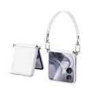 For Xiaomi Mix Flip 2 SULADA Skin Feel Liquid Leather Shockproof Phone Case(White) - 1