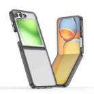 For Samsung Galaxy Z Flip6 / Flip7 FE Shine High Transparency Acrylic Phone Case(Black) - 1
