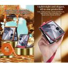 For Xiaomi Mix Flip 2 SULADA Elegant Rhombic Texture Folding Phone Case with Lanyard(Green) - 2