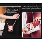 For Samsung Galaxy Z Flip7 5G SULADA Elegant Rhombic Texture Folding Phone Case with Lanyard(Red) - 3