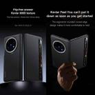 For vivo X Fold5 SULADA Kevlar 600D Texture Smart Window Leather Phone Case(Brown) - 2