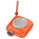 Cheerlux C1 Basic Version 1280x720P 100ANSI Bluetooth 5.1 Smart Projector, EU Plug(Orange) - 1