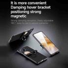 For Huawei Pocket 2 SULADA 600D Kevlar Texture PC Shockproof Phone Case with Rng Holder(Brown) - 3