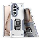 For Samsung Galaxy Z Fold7 Non-slip Shockproof Armor Phone Case with Ring Holder(White) - 1