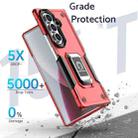For Samsung Galaxy Z Fold7 Non-slip Shockproof Armor Phone Case with Ring Holder(Pink) - 3