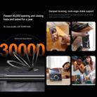 For Samsung Galaxy Z Fold7 5G SULADA Top Grain Leather MagSafe Magnetic Holder Phone Case(Black) - 3