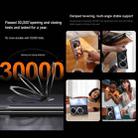 For vivo X Fold5 SULADA Top Grain Leather MagSafe Magnetic Holder Phone Case(Black) - 3