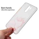 For Xiaomi Redmi 9 Marble Pattern Glittery Powder Shockproof TPU Case with Detachable Buttons(Baby Blue) - 3