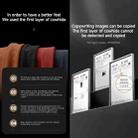 For Honor Magic V5 SULADA Frameless Top Layer Cowhide Leather PC Phone Case(Brown) - 2