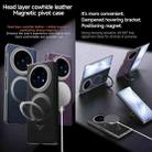 For vivo X Fold5 SULADA Kevlar Texture MagSafe Magnetic Holder Phone Case(Purple) - 2