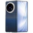 For vivo X Fold5 SULADA Kevlar Woven Texture Magnetic Leather Phone Case(Blue) - 1