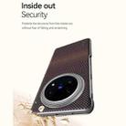 For vivo X Fold5 SULADA Kevlar Woven Texture Magnetic Leather Phone Case(Blue) - 4