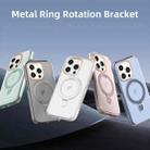 For iPhone 15 Pro Colorful 2 in 1 MagSafe Ring Holder Phone Case(Transparent) - 2