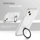 For iPhone 15 Plus Colorful 2 in 1 MagSafe Ring Holder Phone Case(Royal Blue) - 3