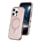 For iPhone 16 Pro Colorful 2 in 1 MagSafe Ring Holder Phone Case(Pink) - 1