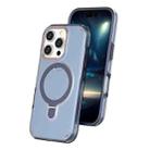 For iPhone 16 Pro Colorful 2 in 1 MagSafe Ring Holder Phone Case(Royal Blue) - 1