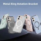 For iPhone 16 Colorful 2 in 1 MagSafe Ring Holder Phone Case(Mint Green) - 2