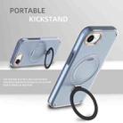 For iPhone 16e Colorful 2 in 1 MagSafe Ring Holder Phone Case(Royal Blue) - 3