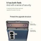 For Samsung Galaxy Z Fold7 5G SULADA Kevlar Woven Texture Magnetic Leather Phone Case(Blue) - 3