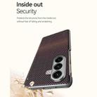 For Samsung Galaxy Z Fold7 5G SULADA Kevlar Woven Texture Magnetic Leather Phone Case(Blue) - 4