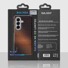 For Samsung Galaxy Z Fold7 5G SULADA Kevlar Woven Texture Magnetic Leather Phone Case(Blue) - 5