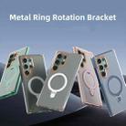 For Samsung Galaxy S25 Ultra 5G Colorful 2 in 1 MagSafe Ring Holder Phone Case(Transparent) - 2