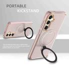 For Samsung Galaxy S25+ / S24+ 5G Colorful 2 in 1 MagSafe Ring Holder Phone Case(Transparent) - 3