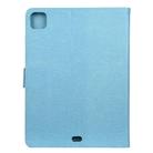 For iPad Pro 11 (2020) Butterfly Flower Embossing Pattern Horizontal Flip Leather Tablet Case with Holder & Card Slots & Wallet(Blue) - 2