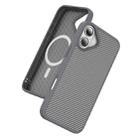 For iPhone 17 Carbon Fiber Texture Skin-feel MagSafe Phone Case(Grey) - 2