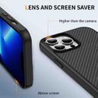 For iPhone 13 Pro Max Carbon Fiber Texture Skin-feel MagSafe Phone Case(Black) - 3