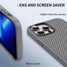 For iPhone 13 Pro Max Carbon Fiber Texture Skin-feel MagSafe Phone Case(Grey) - 3