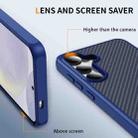 For Samsung Galaxy S25 / S24 5G Carbon Fiber Texture Skin-feel MagSafe Phone Case(Blue) - 3