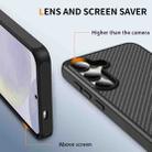For Samsung Galaxy S25 / S24 5G Carbon Fiber Texture Skin-feel MagSafe Phone Case(Black) - 3