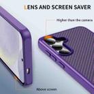 For Samsung Galaxy S25+ / S24+ 5G Carbon Fiber Texture Skin-feel MagSafe Phone Case(Purple) - 3