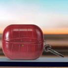 For Samsung Galaxy Buds3 / Buds3 Pro Candy Color Crocodile Texture Earphone Protective Case(Red) - 1