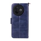 For vivo Y39 5G Global Multi-card Slots Crossbody Cowhide Leather Phone Case(Blue) - 3