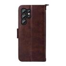 For Oukitel C1 Pro / C1 Multi-card Slots Crossbody Cowhide Leather Phone Case(Brown) - 3