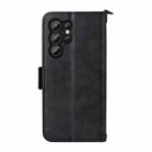 For Oukitel C1 Pro / C1 Multi-card Slots Crossbody Cowhide Leather Phone Case(Black) - 3